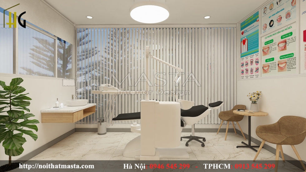Thiết kế phòng khám - khải hoàng